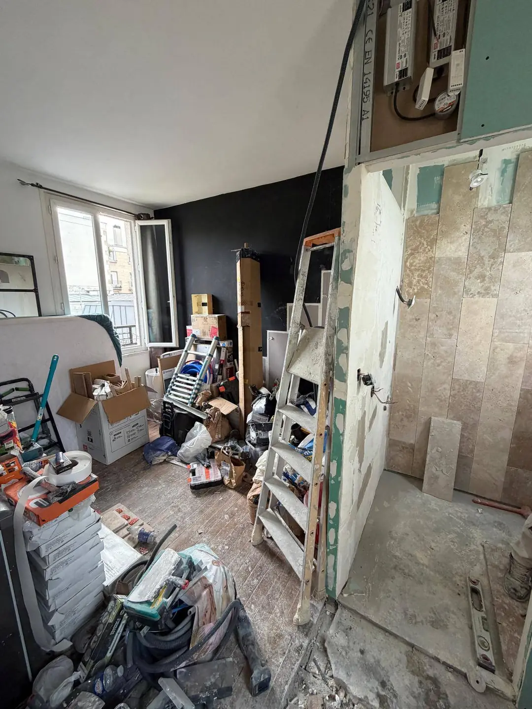 Vue générale du chantier