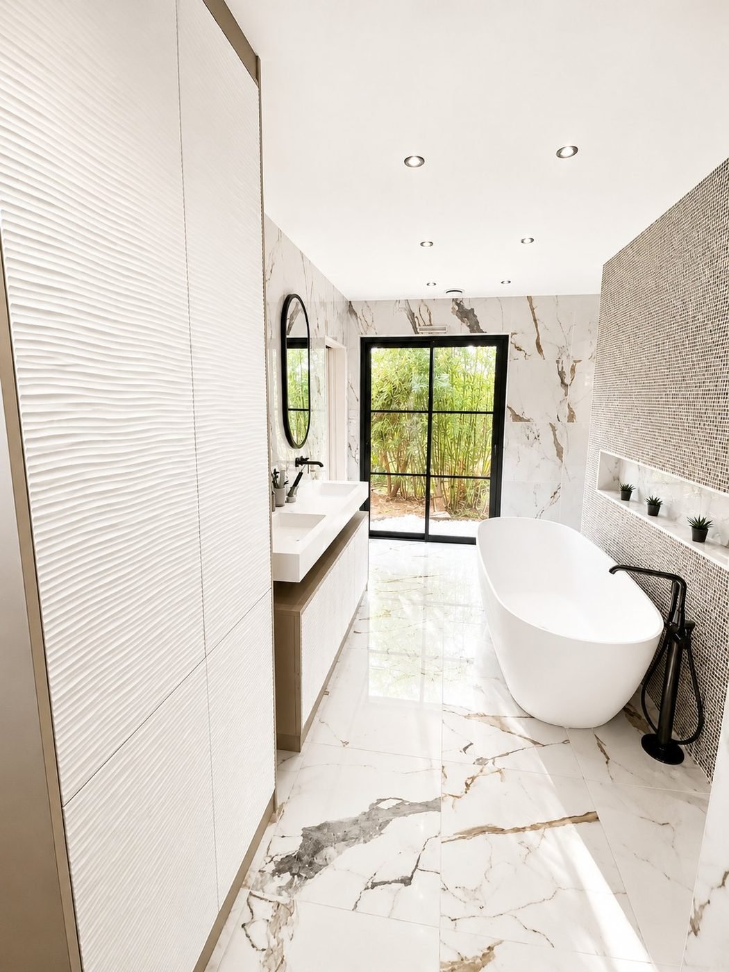 Salle de bain vue d'ensemble